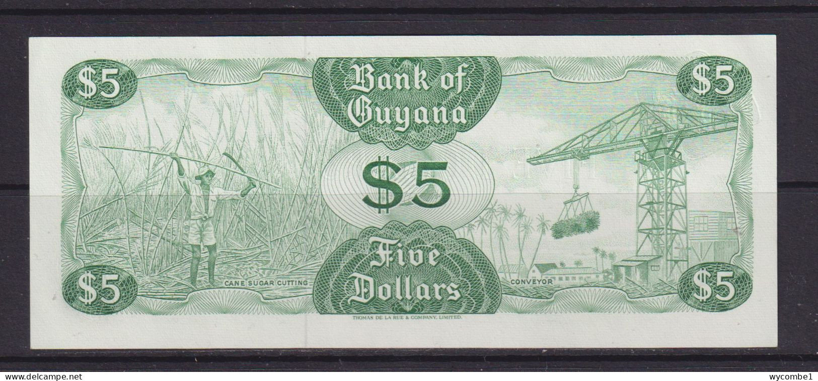 GUYANA - 1992 5 Dollars UNC Banknote - Guyana