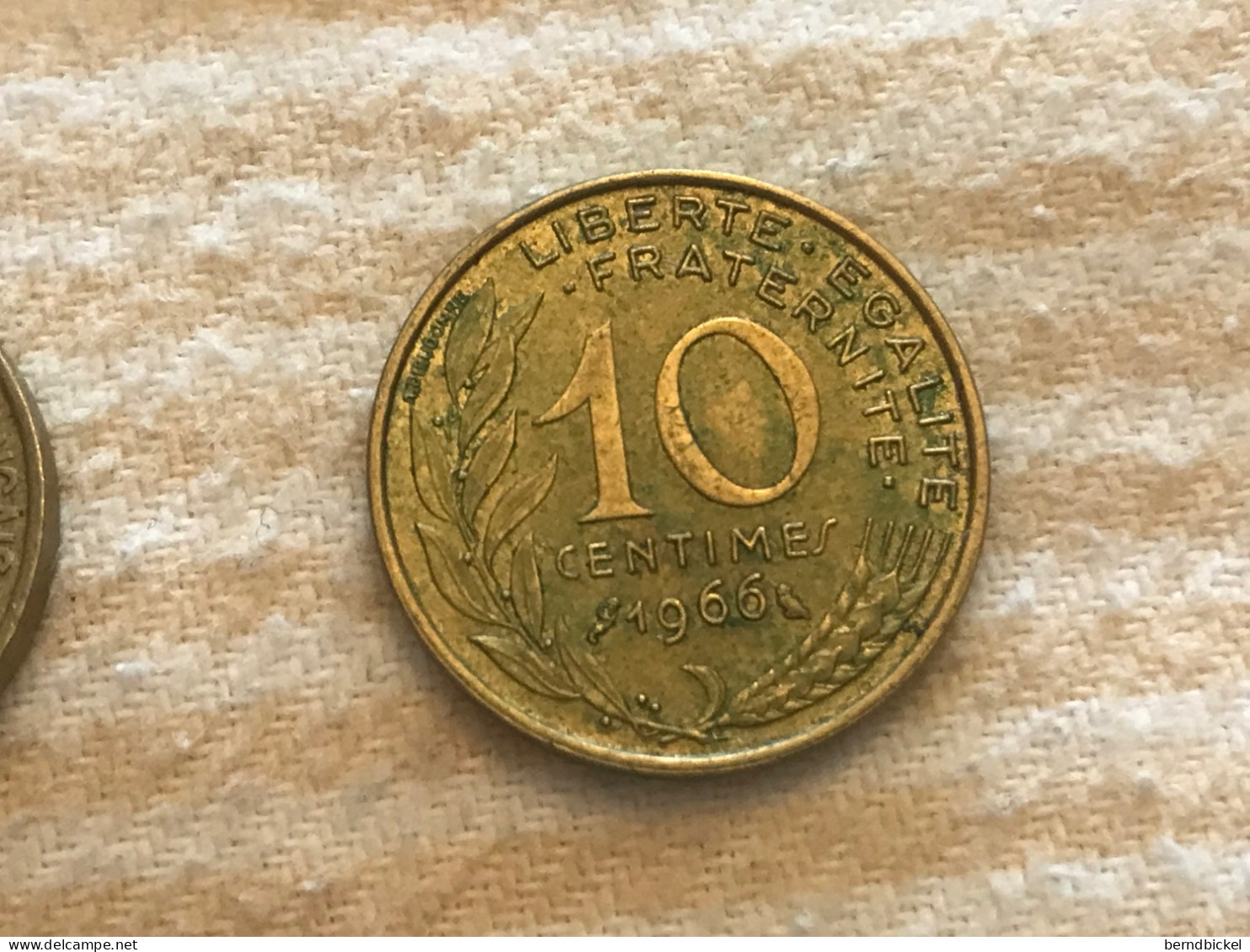 Münze Münzen Umlaufmünze Frankreich 10 Centimes 1966 - 10 Centimes