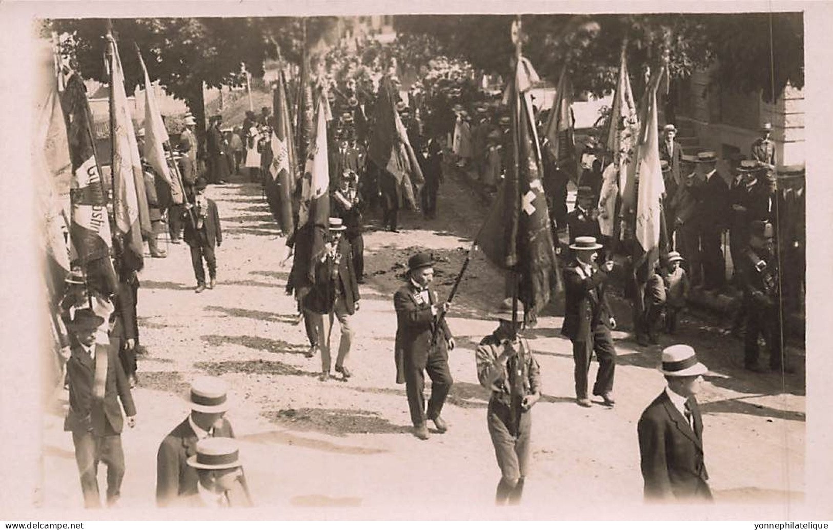 TOP - SUISSE - BE - MOUTIER - Lot De 5 Cartes Photos Défilé 7 Septembre 1919 à Identifier - (Sui-29) - Moutier