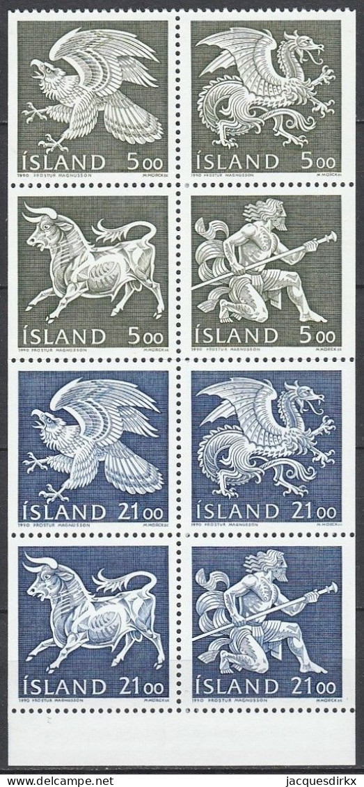 Iceland      .       Yvert    .    667/674    .     **      .      MNH - Neufs