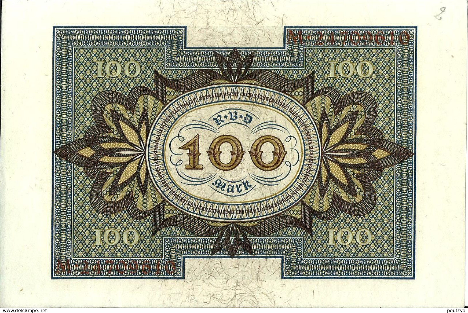 100 Mark 1-11-1920 - Allemagne Serie M- Billet Neuf  Neue Notiz  N°2 A83 - 100 Mark