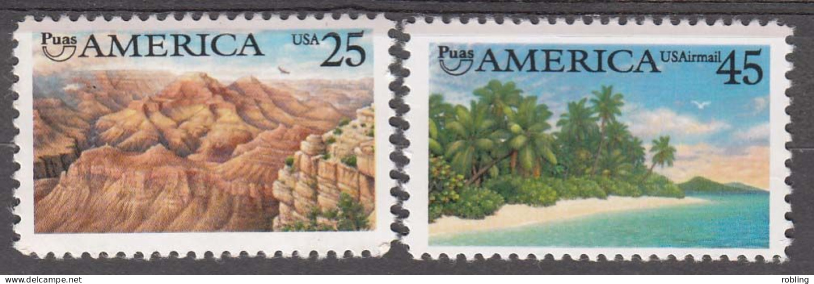 United States 1990  Mountains  Michel 2111-12  MNH 30979 - Mountains