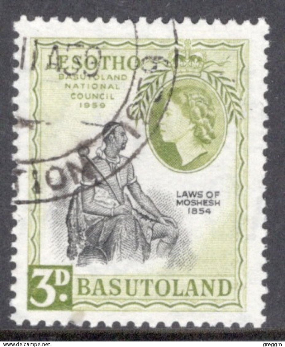 Basutoland 1959 The 50th Anniversary Of Institution Of The Basutoland National Council In Fine Used. - 1933-1964 Colonie Britannique