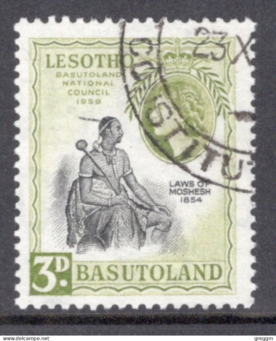 Basutoland 1959 The 50th Anniversary Of Institution Of The Basutoland National Council In Fine Used. - 1933-1964 Colonia Británica