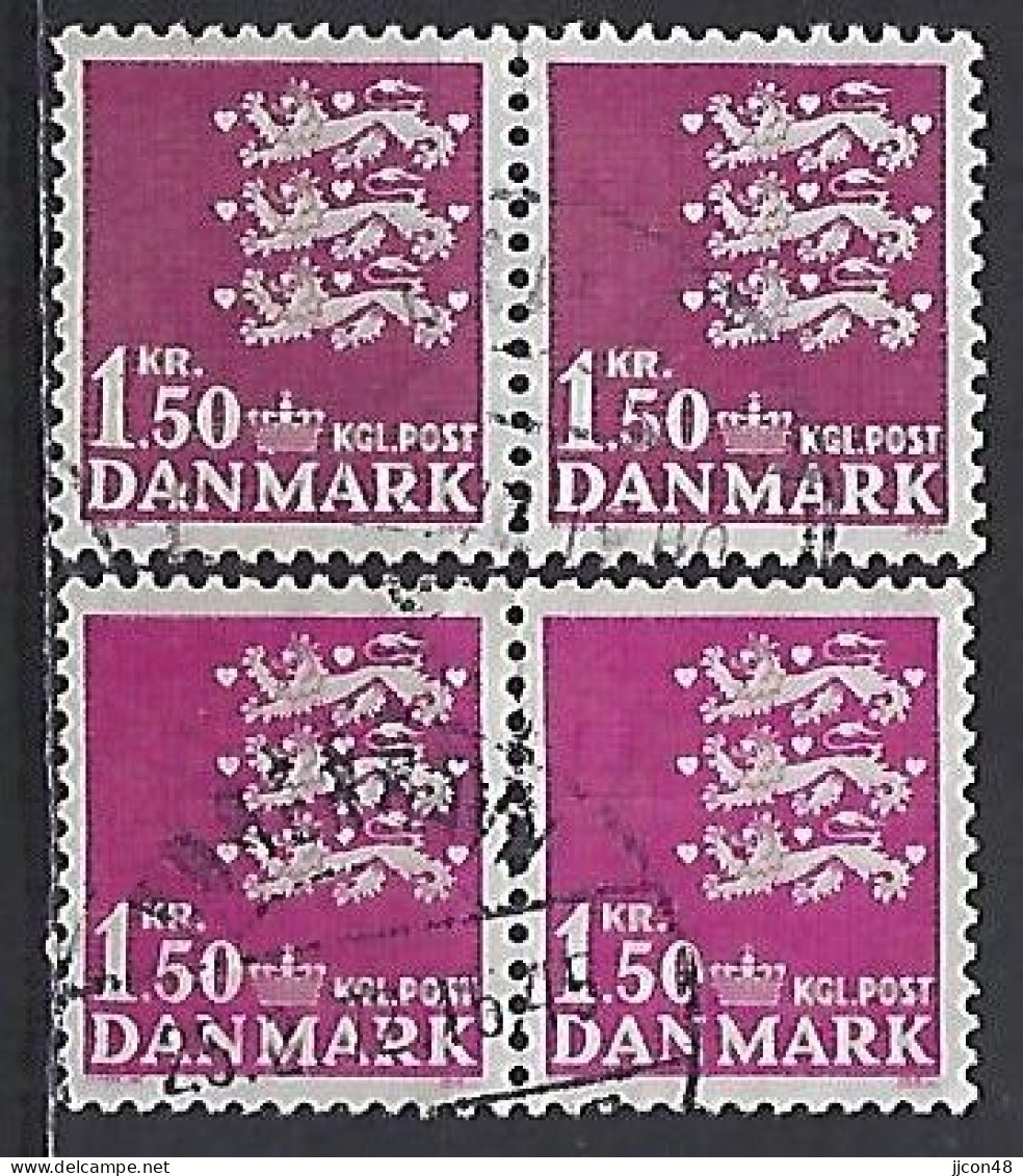 Denmark 1962  Three Lions (o) Mi.402 X+y - Gebraucht