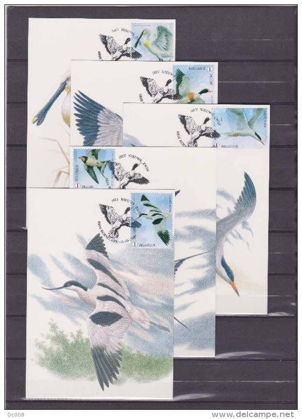 MAX Buzin-Meersman Vogels En Bloemen 10 Kaarten Volledig-Oiseaux Et Fleurs 10 Cartes Complete 2016-cat4601-10 - 2011-..