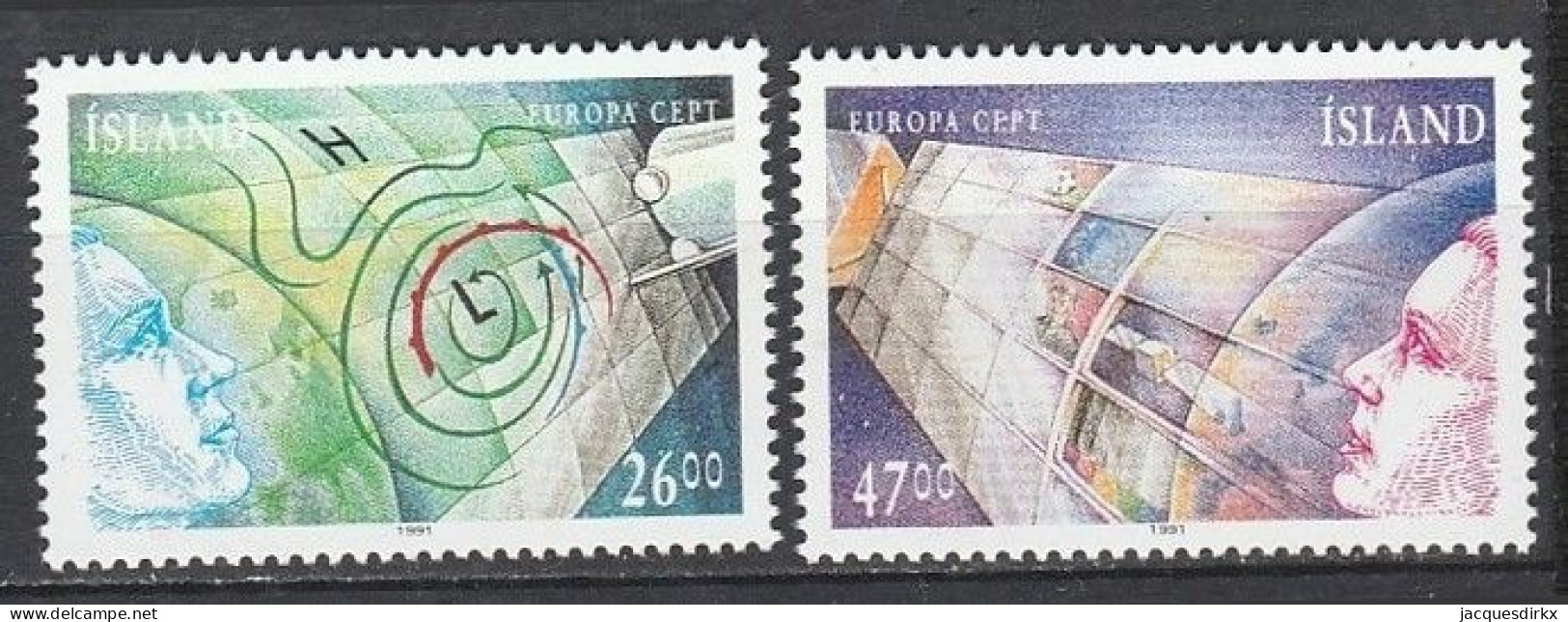 Iceland      .       Yvert    .    695/696     .     **      .      MNH - Unused Stamps