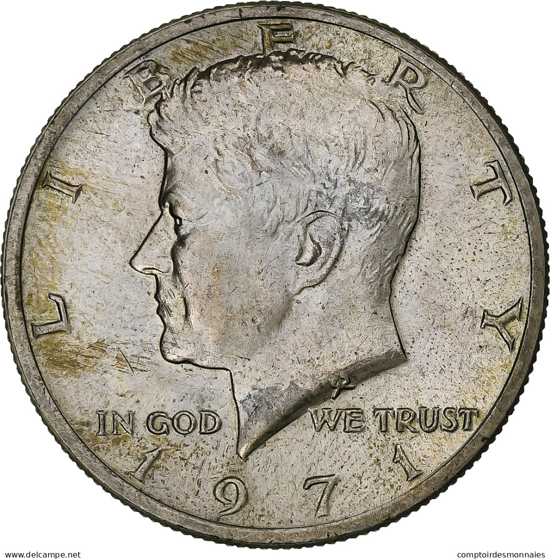 États-Unis, Half Dollar, Kennedy Half Dollar, 1971, U.S. Mint, Cupronickel - 1964-…: Kennedy