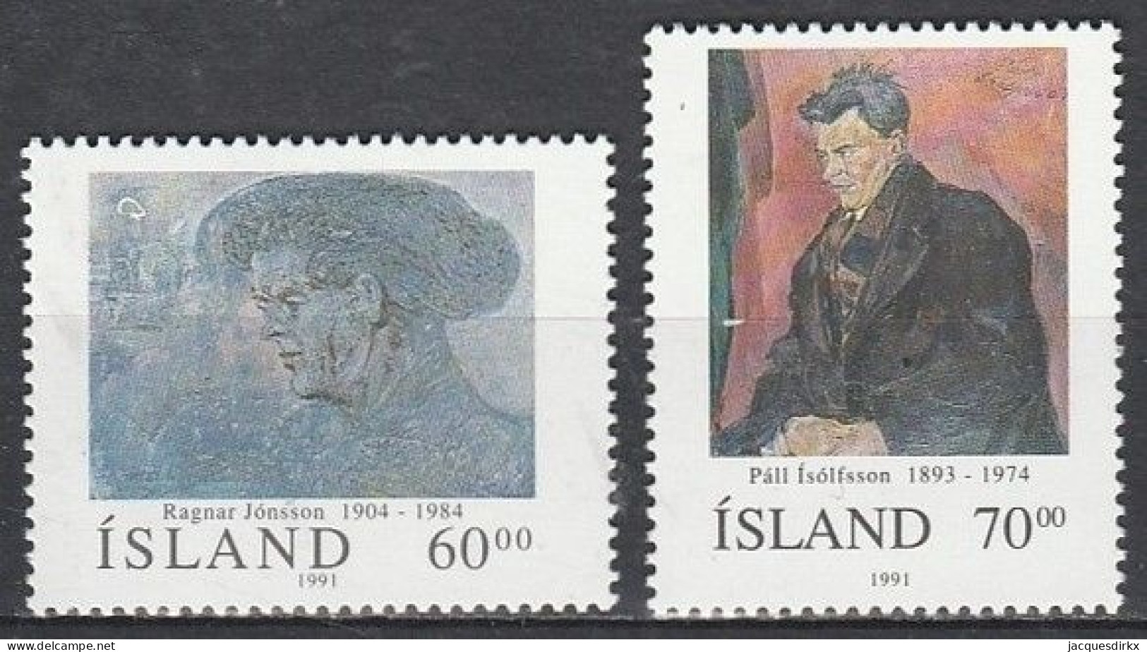 Iceland      .       Yvert    .    704/705      .     **      .      MNH - Ongebruikt