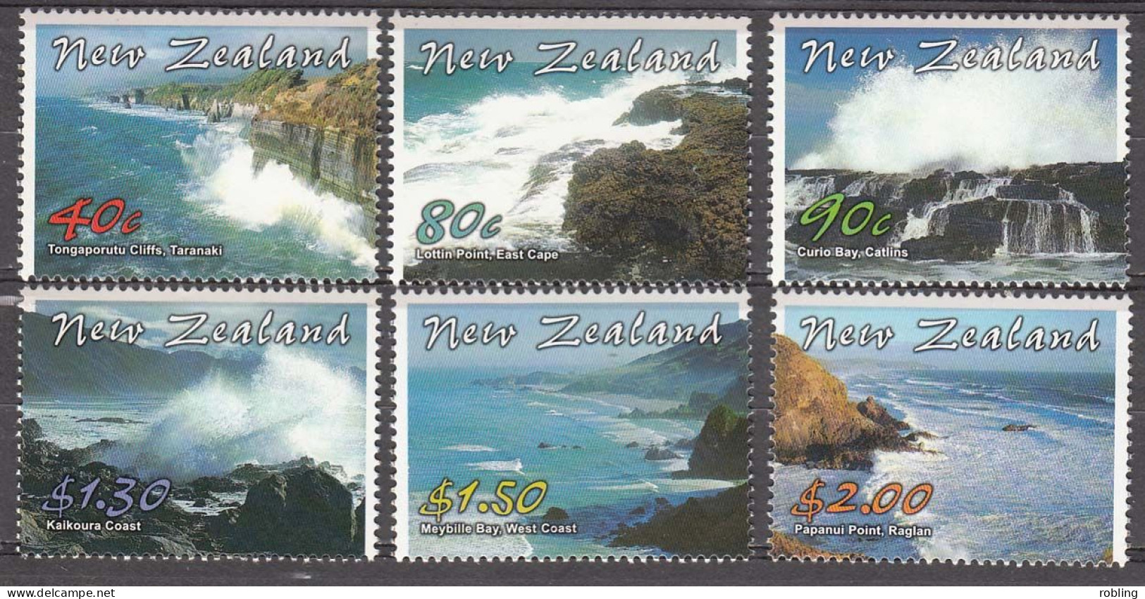 New Zealand 2002  Mountains  Michel 2004-09  MNH 30977 - Mountains