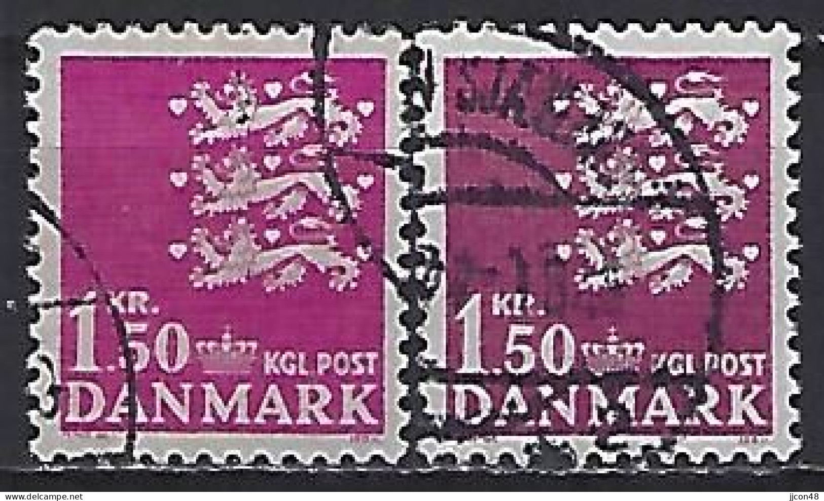 Denmark 1962  Three Lions (o) Mi.402 X+y - Gebruikt