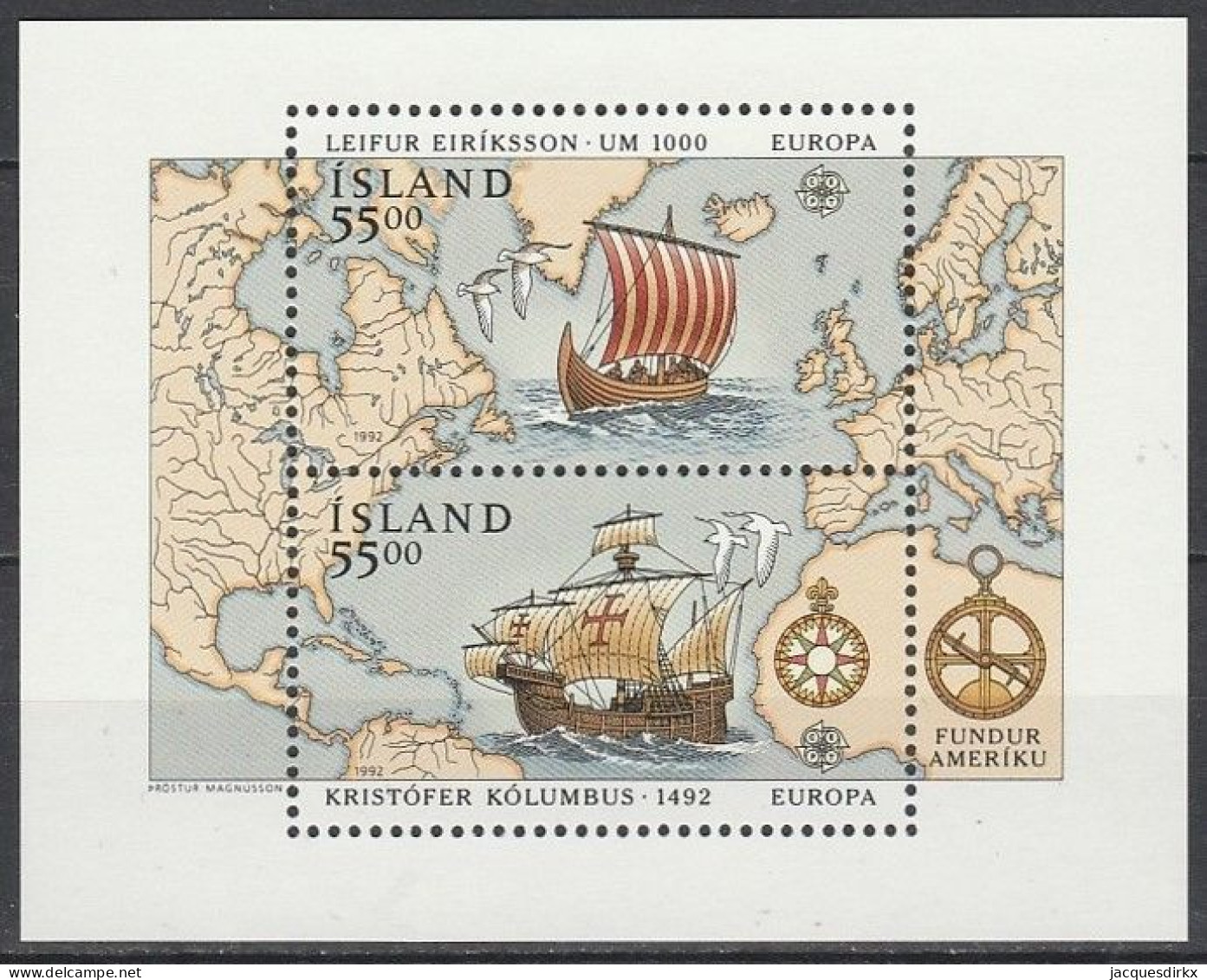 Iceland      .       Yvert    .     Blok  13      .     **      .      MNH - Blocchi & Foglietti