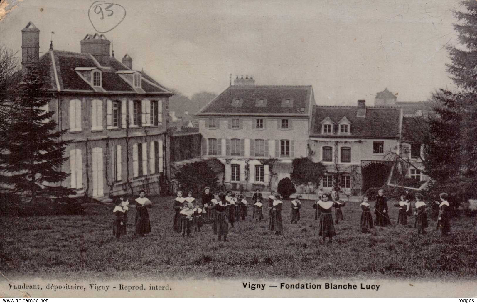 95 , Cpa VIGNY , Fondation Blanche Lucy  (3752.MS3) - Vigny