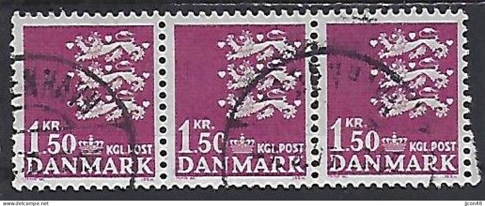 Denmark 1962  Three Lions (o) Mi.402 Y - Oblitérés