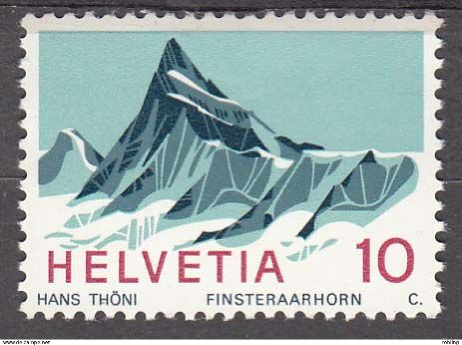 Switzerland 1966  Mountains  Michel 842  MNH 30975 - Berge