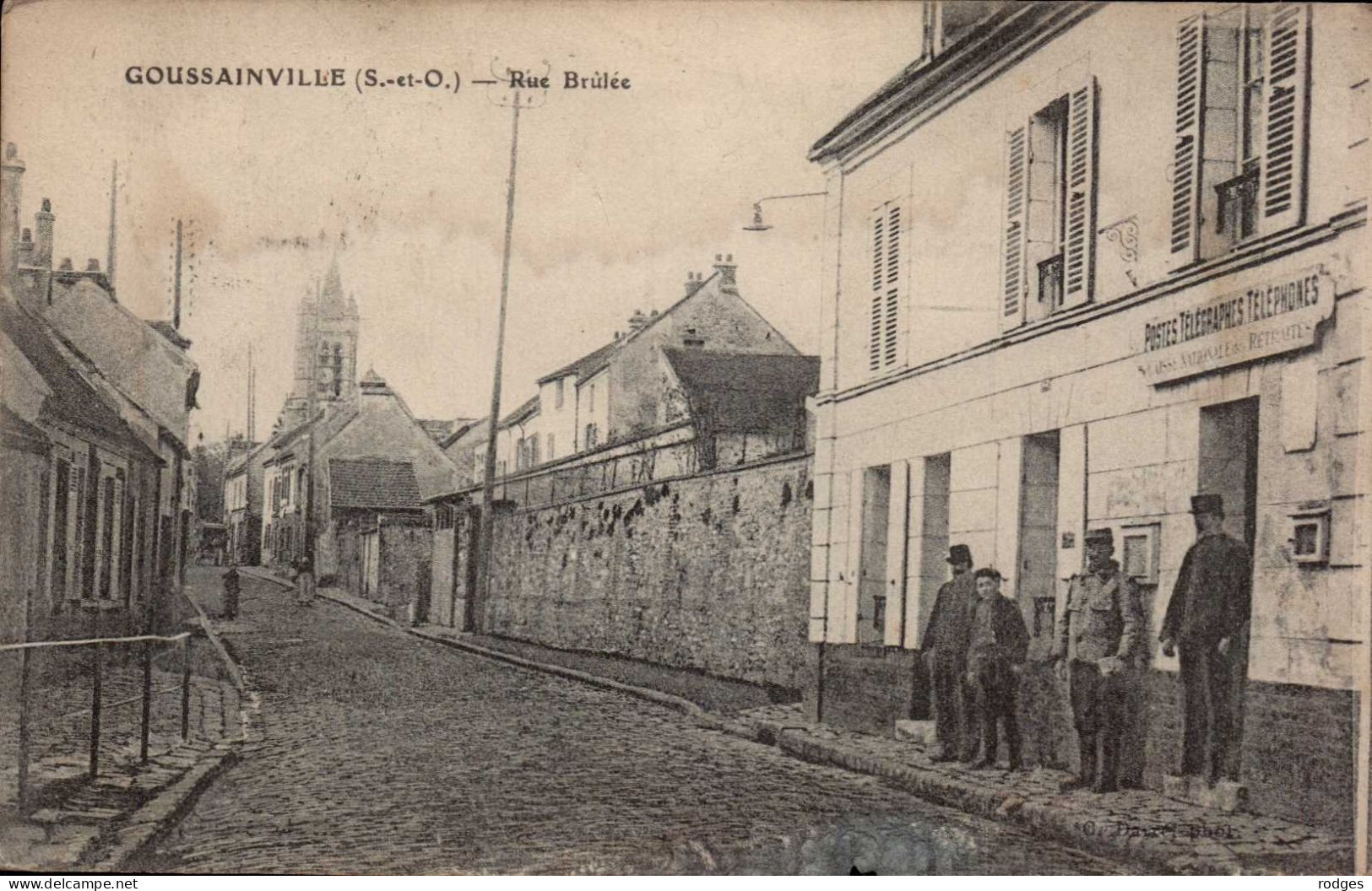 95 , Cpa GOUSSAINVILLE , Rue Brulée  (3754.MS3) - Goussainville