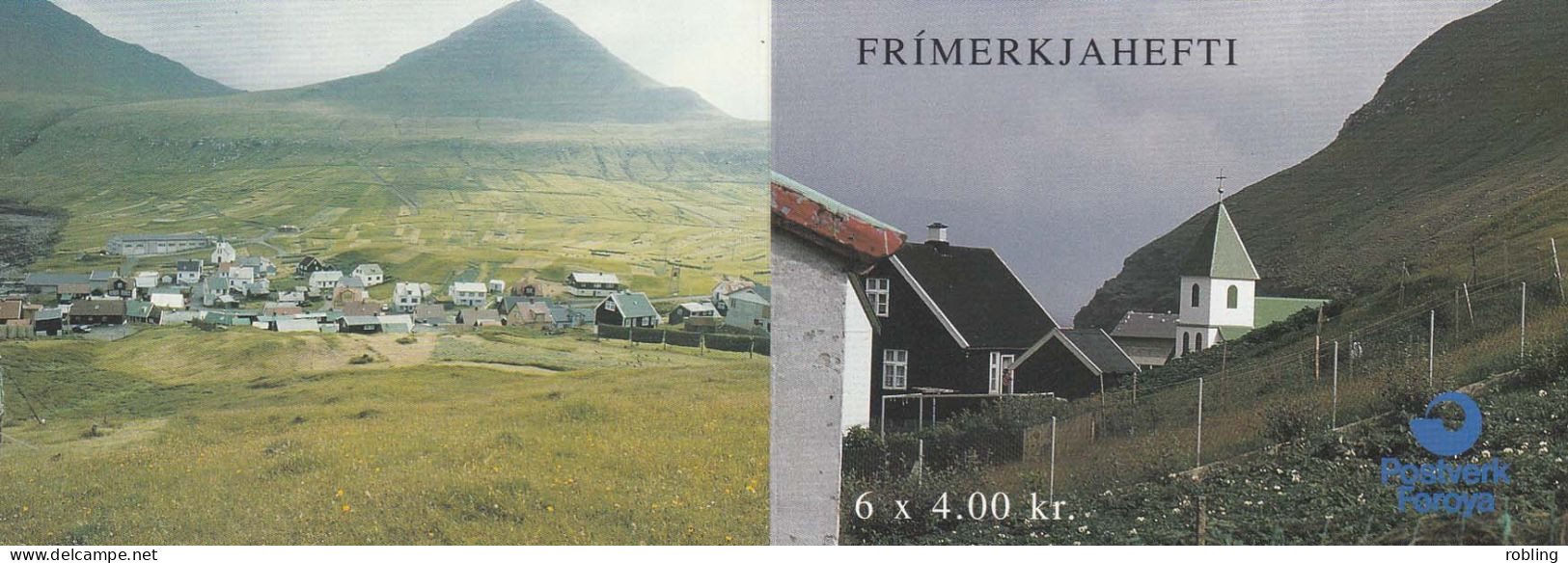 Faroe Islands 1993  Mountains  Michel Booklet MH 6  MNH 30990 - Mountains