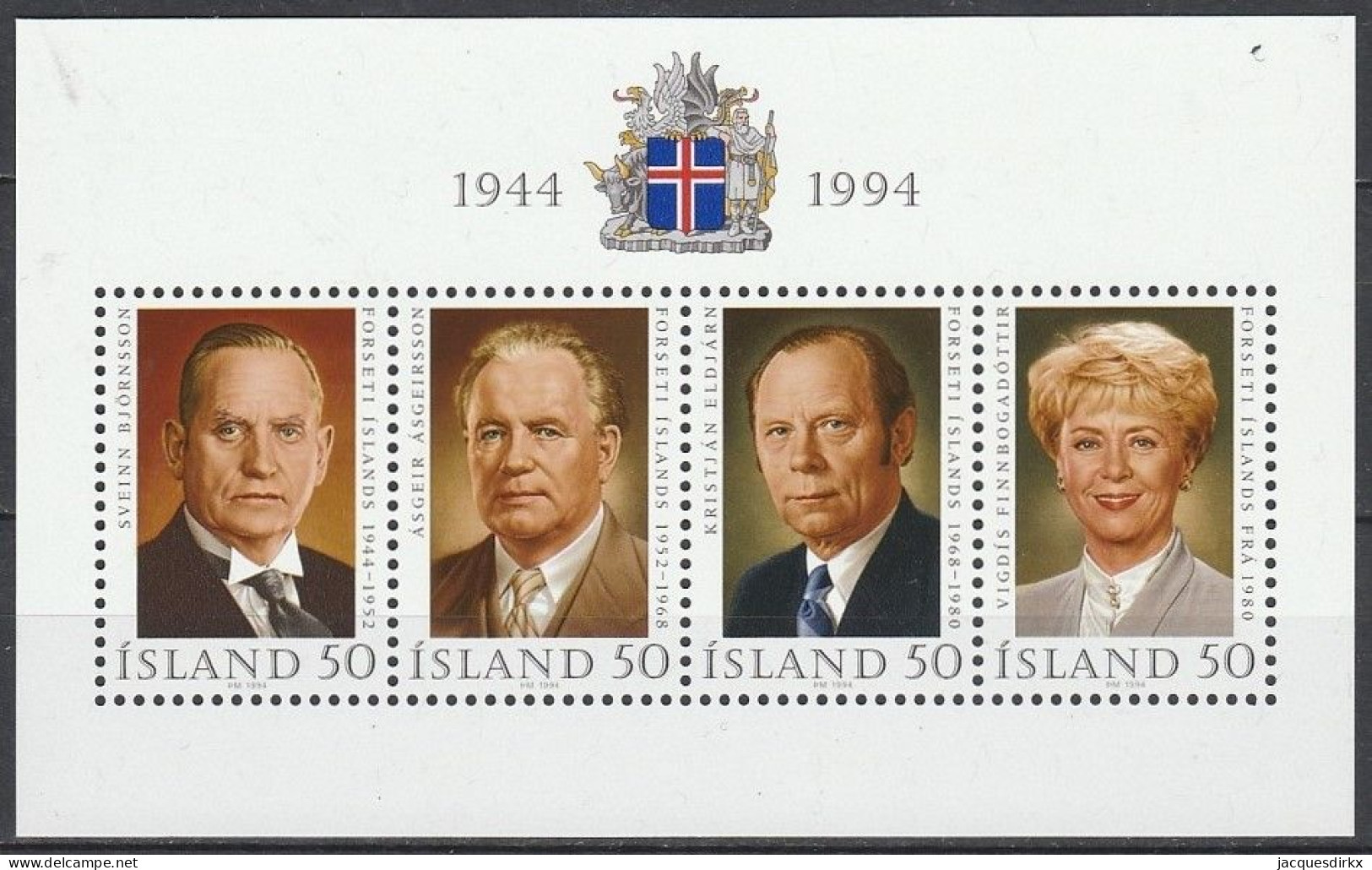 Iceland      .       Yvert    .     Blok  16      .     **      .      MNH - Blocks & Kleinbögen