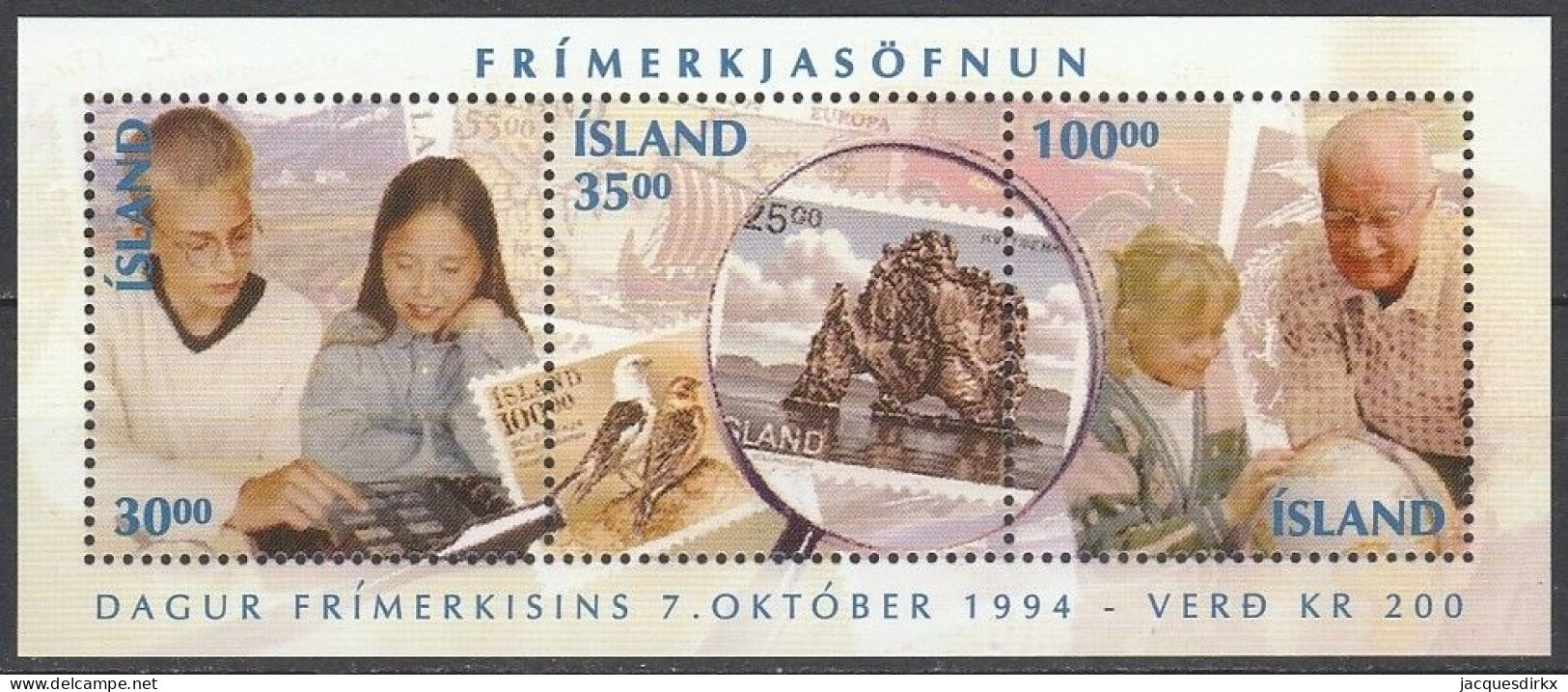 Iceland      .       Yvert    .     Blok  17      .     **      .      MNH - Blokken & Velletjes