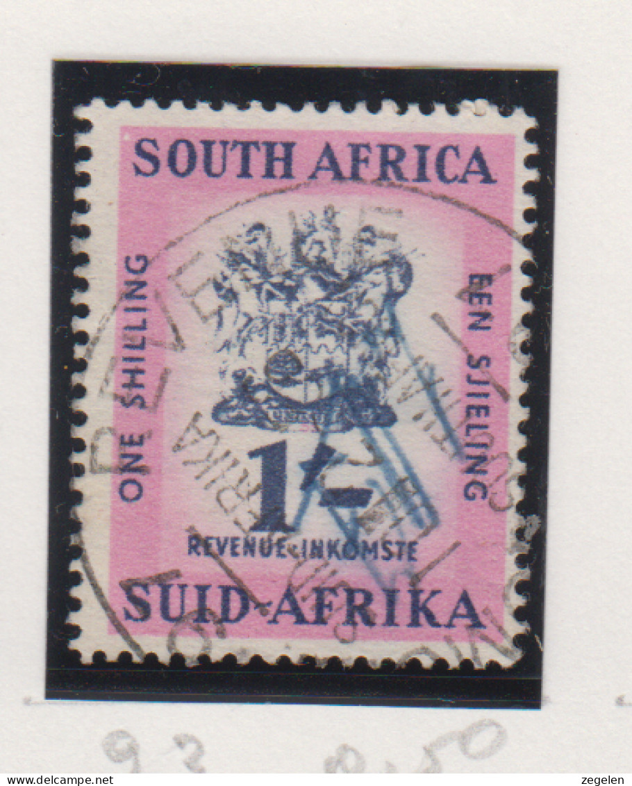 Zuid-Afrika Fiskale Zegel(revenue) Cat. J Barefoot: Revenue JAAR 1955 Nr . 92 - Altri & Non Classificati