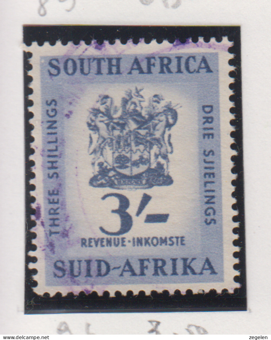 Zuid-Afrika Fiskale Zegel(revenue) Cat. J Barefoot: Revenue JAAR 1955 Nr . 96 - Other & Unclassified