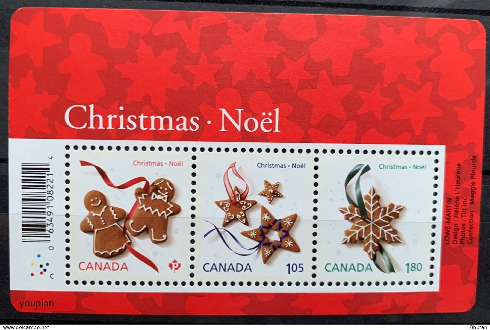 Canada 2012, Christmas, MNH Unusual S/S - Ungebraucht