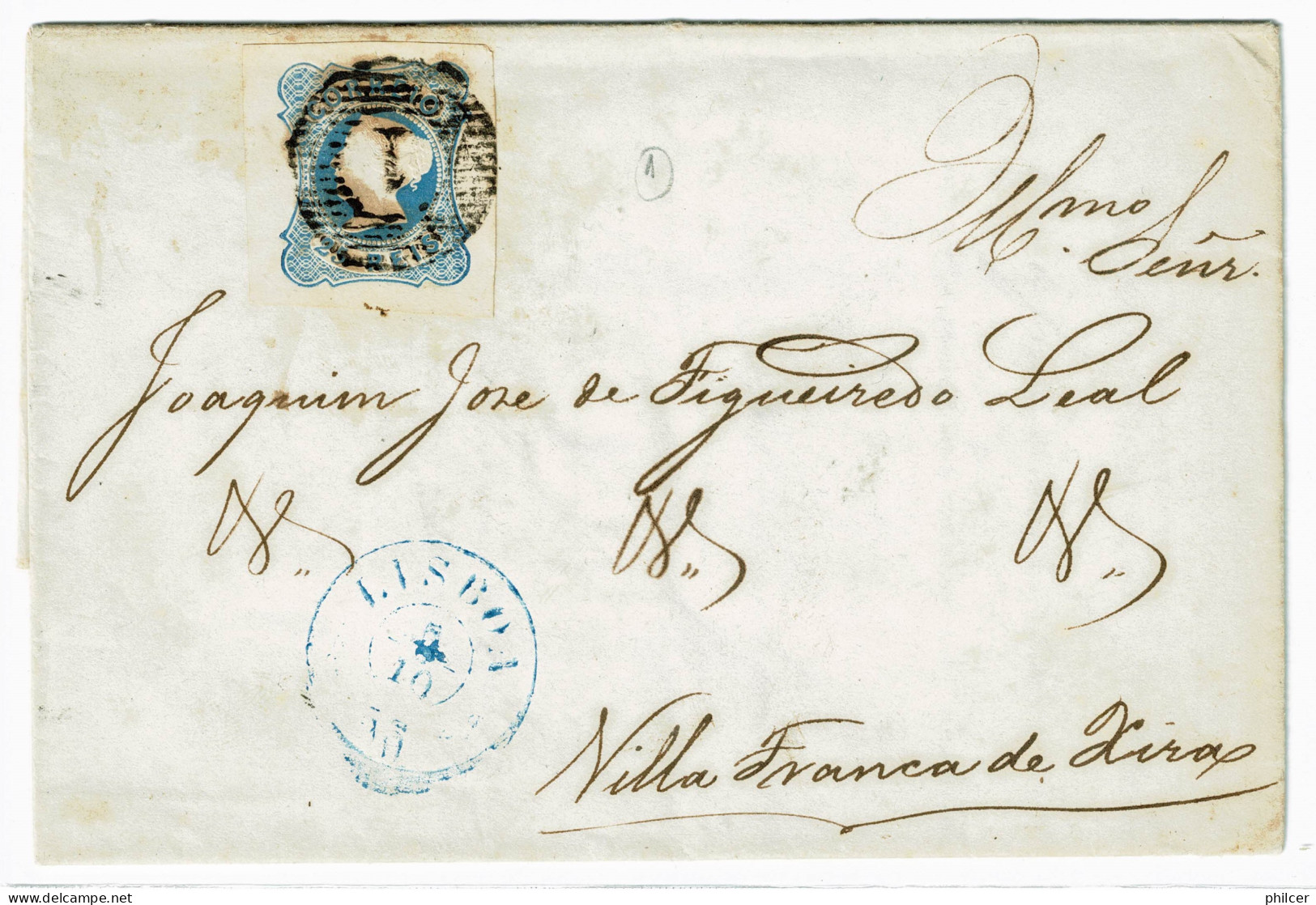 Portugal, 1855, # 2, Para Vila Franca De Xira - Cartas & Documentos