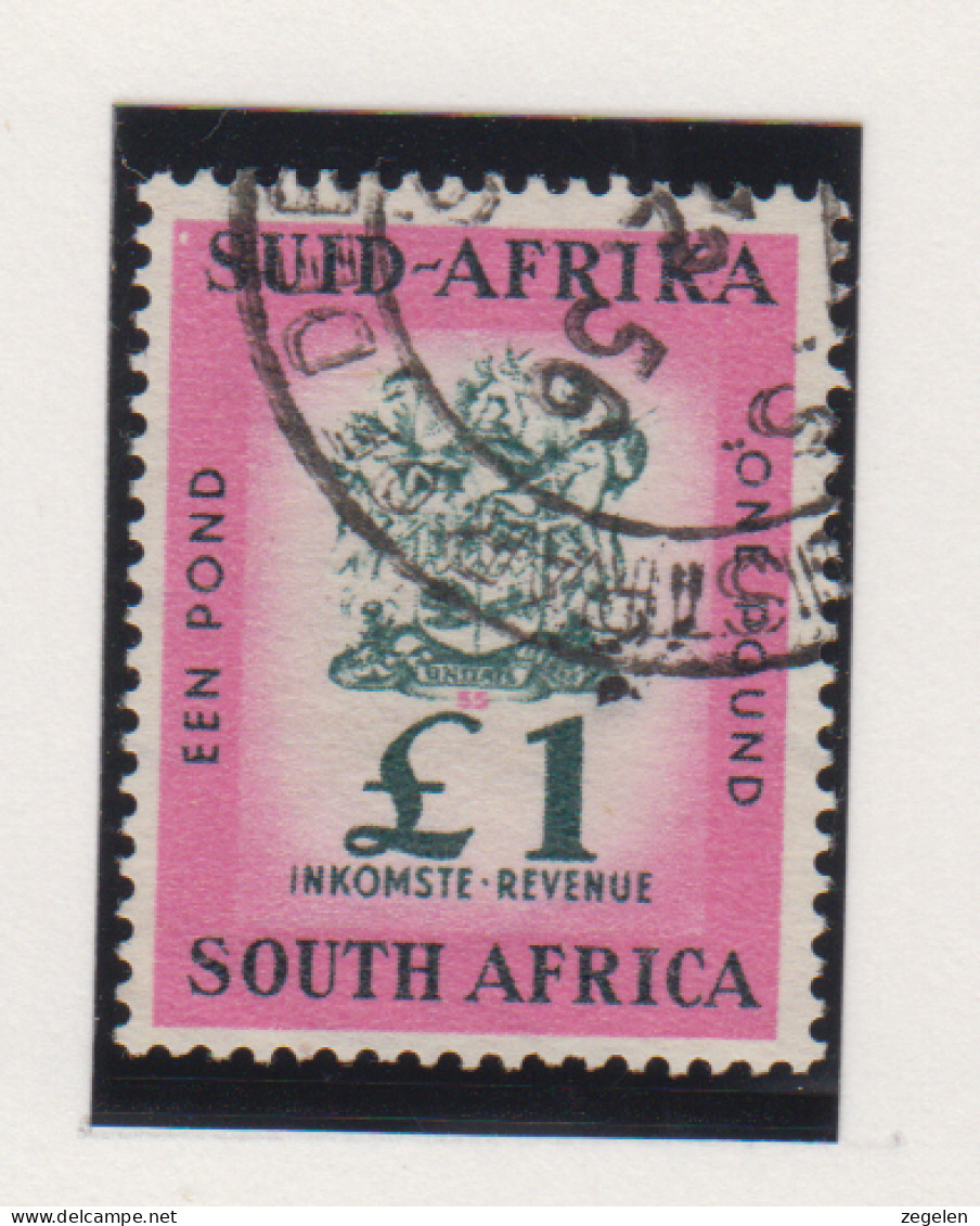 Zuid-Afrika Fiskale Zegel(revenue) Cat. J Barefoot: Revenue JAAR 1955 Nr . 102 - Autres & Non Classés