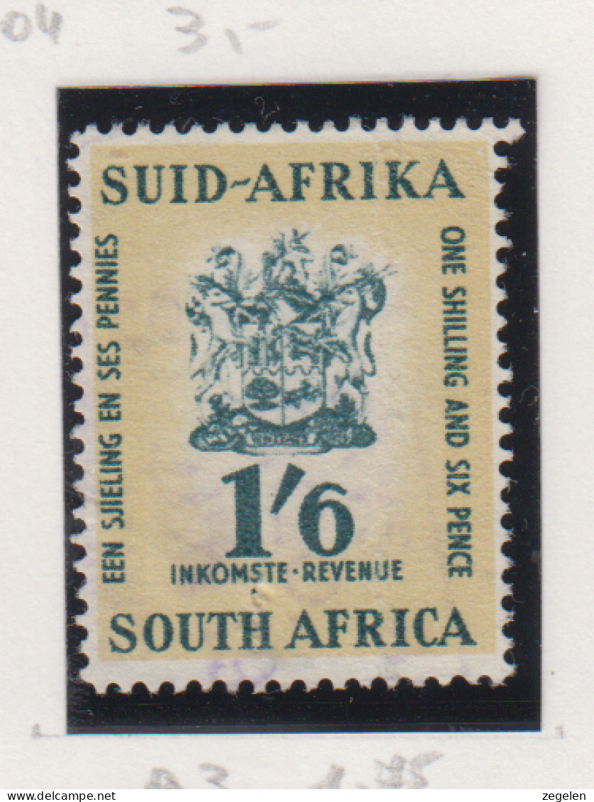 Zuid-Afrika Fiskale Zegel(revenue) Cat. J Barefoot: Revenue JAAR 1956 Nr . 93 - Sonstige & Ohne Zuordnung