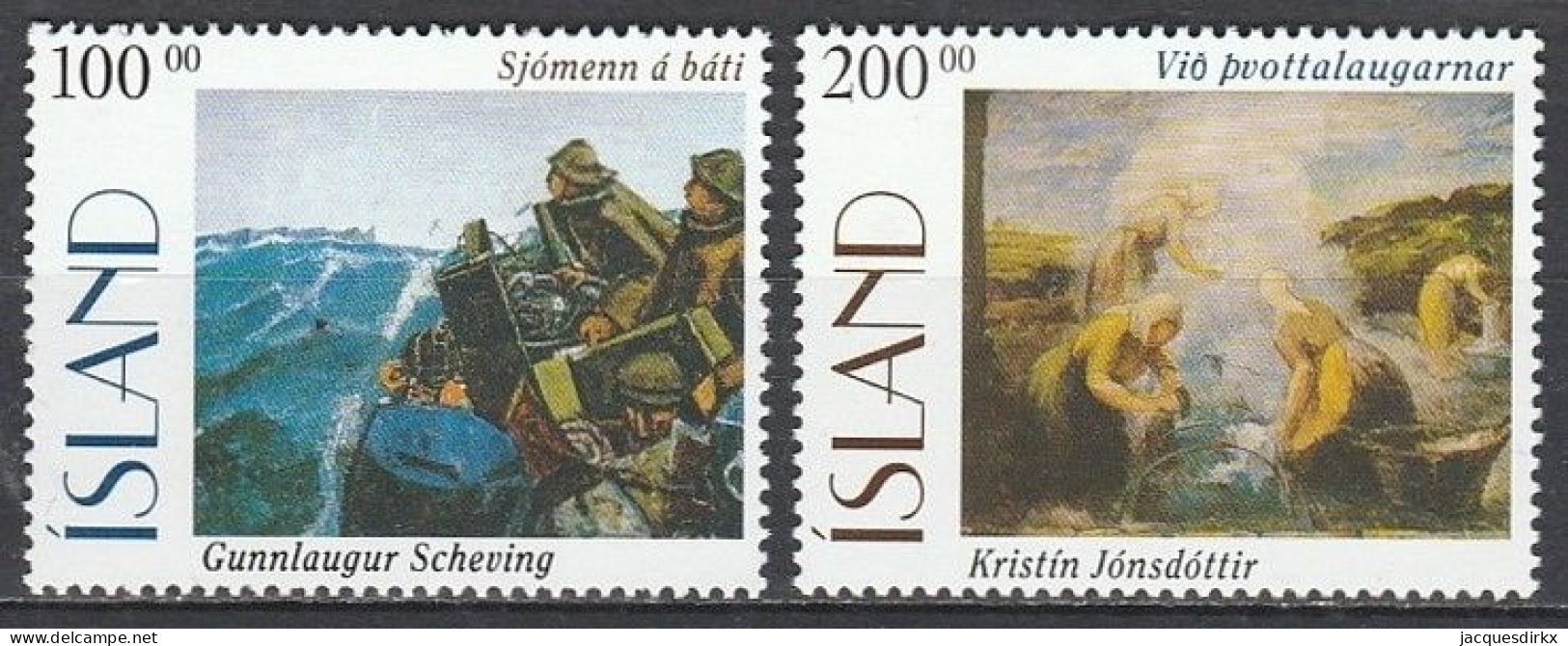 Iceland      .       Yvert    .    795/796     .     **      .      MNH - Unused Stamps