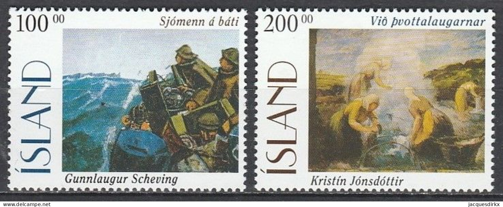 Iceland      .       Yvert    .    795/796     .     **      .      MNH - Nuevos