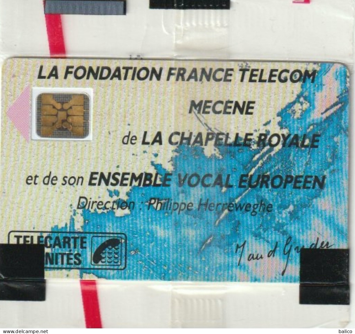 MECENE De La La Chapelle Royale 2 - 50 Unités SC 4 - Neuve Sous Blister - Réf, F 75 - Motif Sur Le A De Vocal- Côte 27 € - 1989