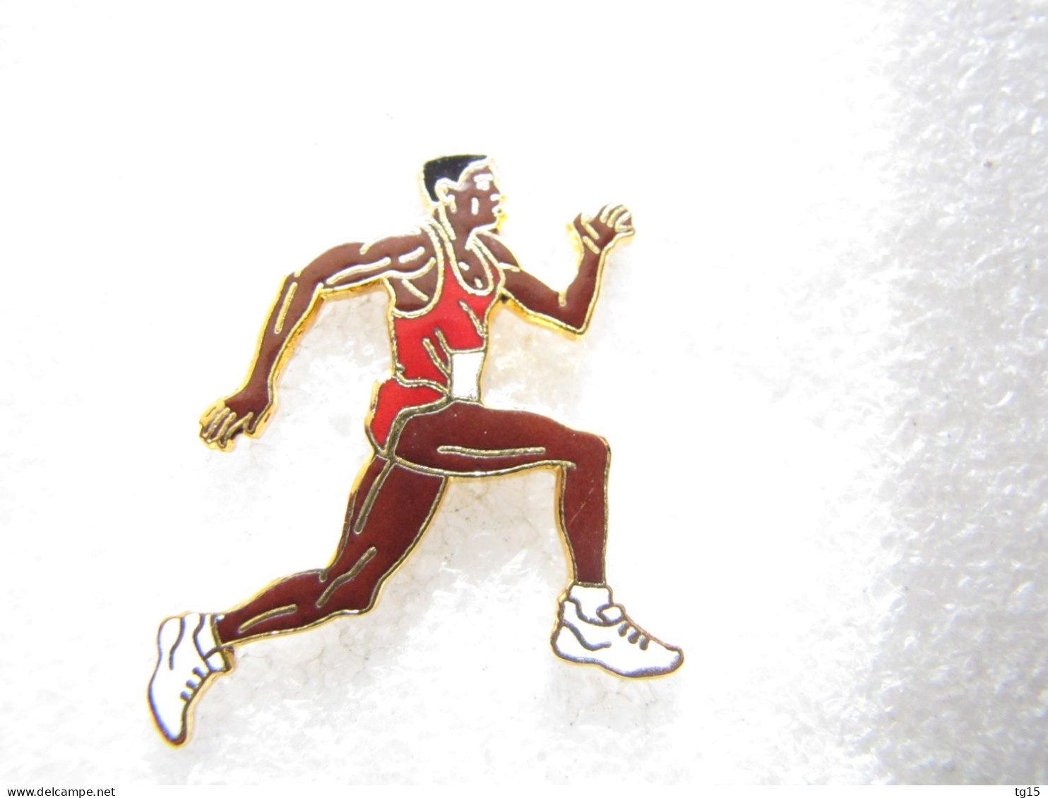 PIN'S    SPORT  CARL LEWIS   Email Grand Feu  DEMONS ET MERVEILLES - Atletismo