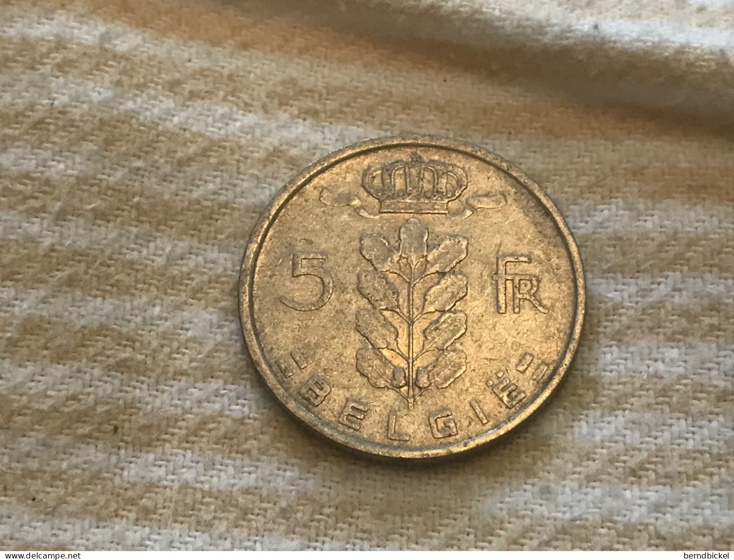Münze Münzen Umlaufmünze Belgien 5 Francs 1950 Belgie - 5 Frank