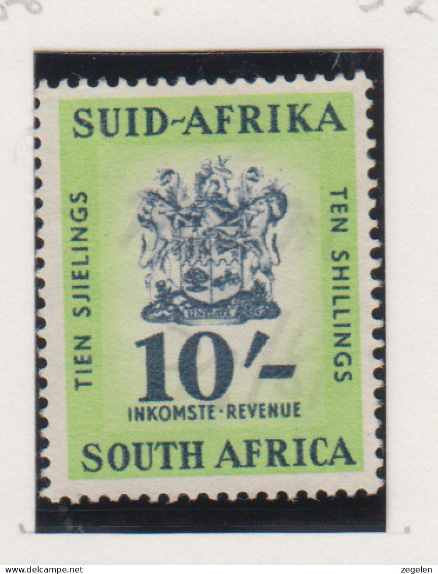 Zuid-Afrika Fiskale Zegel(revenue) Cat. J Barefoot: Revenue JAAR 1957 Nr . 99 - Autres & Non Classés