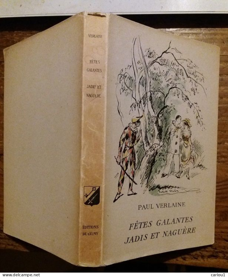 C1 Paul VERLAINE Fetes Galantes / Jadis Et Naguere JAQUETTE Berthold MAHN Port Compris France - Auteurs Français