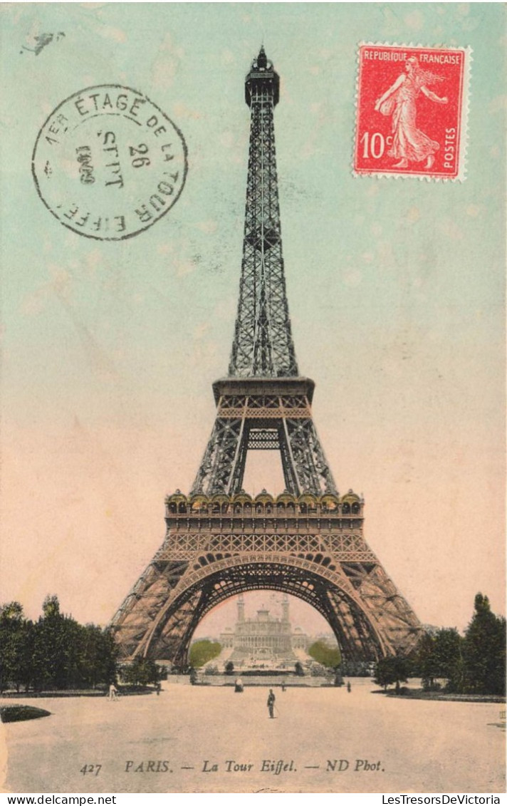 FRANCE - Paris - La Tour Eiffel - Carte Postale Ancienne - Eiffelturm