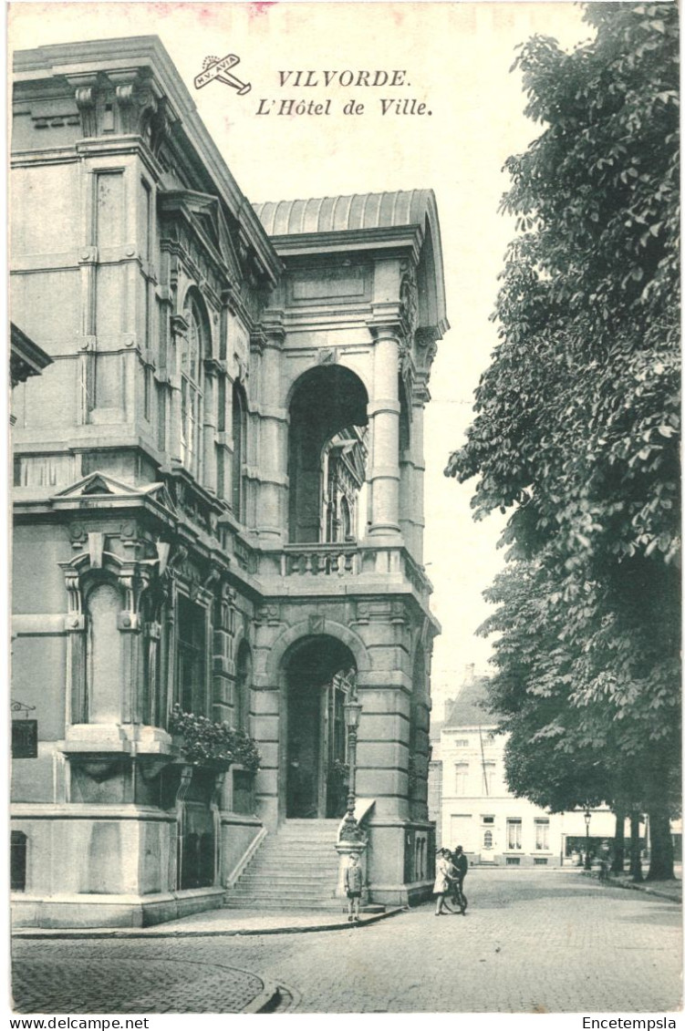 CPA Carte Postale Belgique Vilvorde L'Hôtel De Ville  VM76999 - Vilvoorde