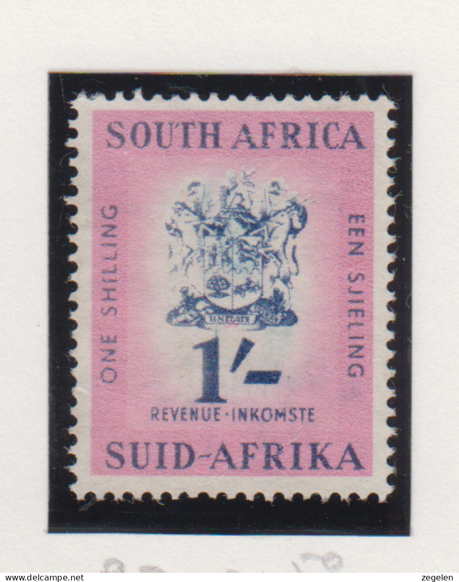 Zuid-Afrika Fiskale Zegel(revenue) Cat. J Barefoot: Revenue JAAR 1959 Nr .92 - Andere & Zonder Classificatie