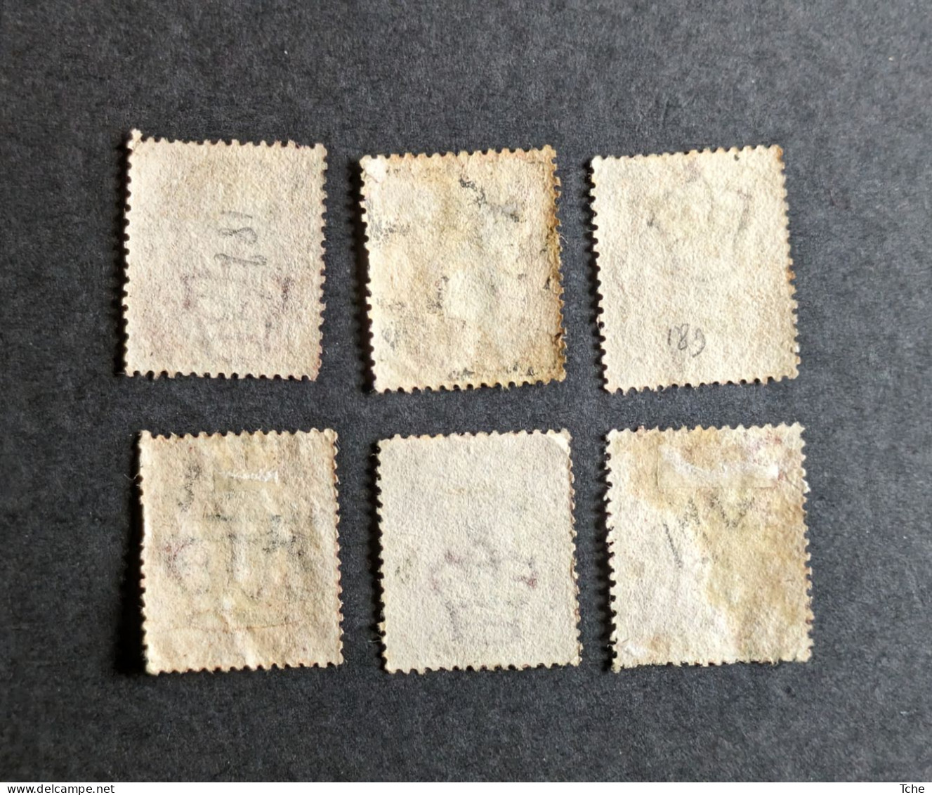 Grande Bretagne Oblitérés N YT 26 Pl 187,88,89,90,91,92 - Used Stamps