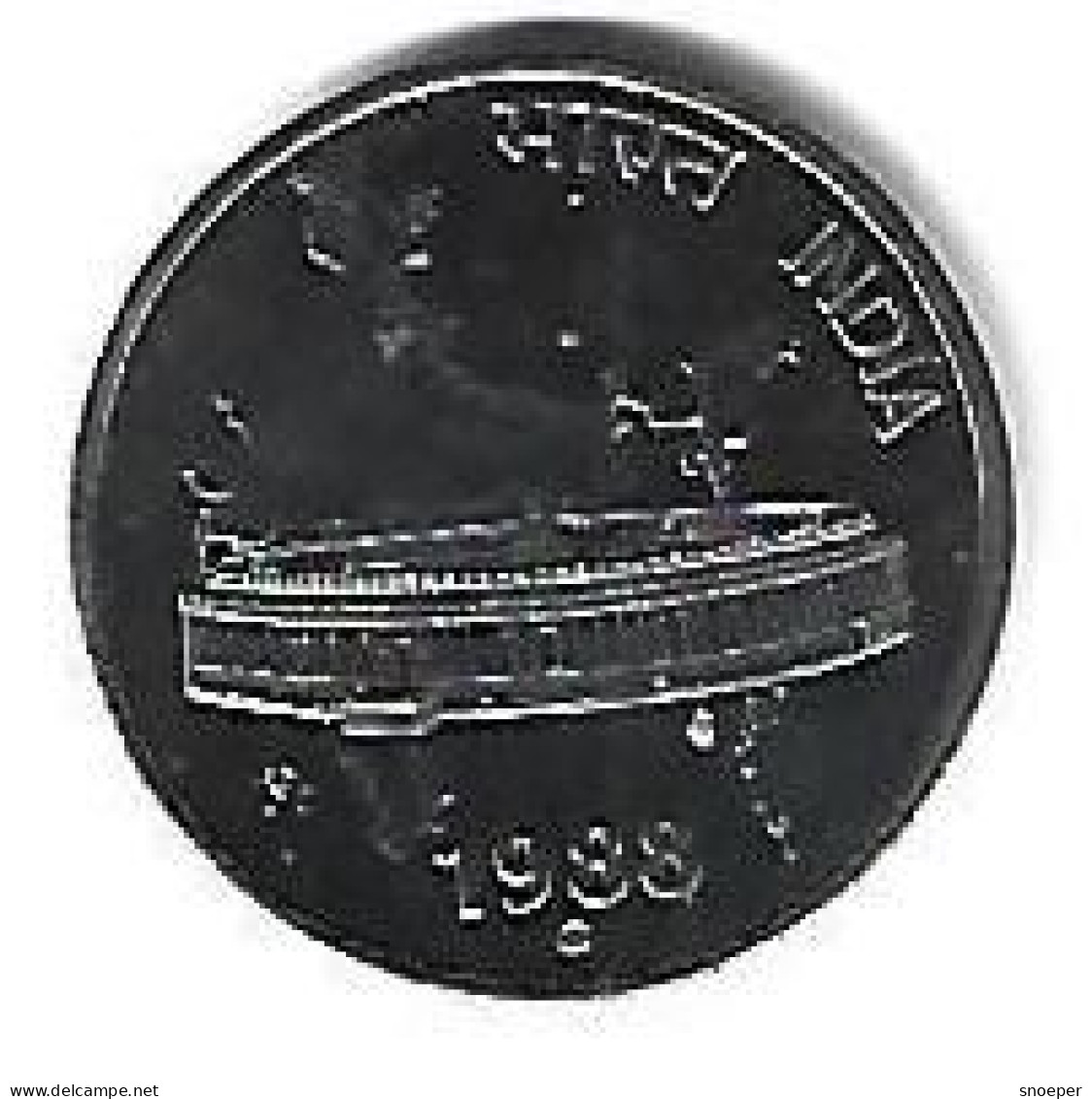 India  50 Paisa 1988 C Km   69    Unc - Inde