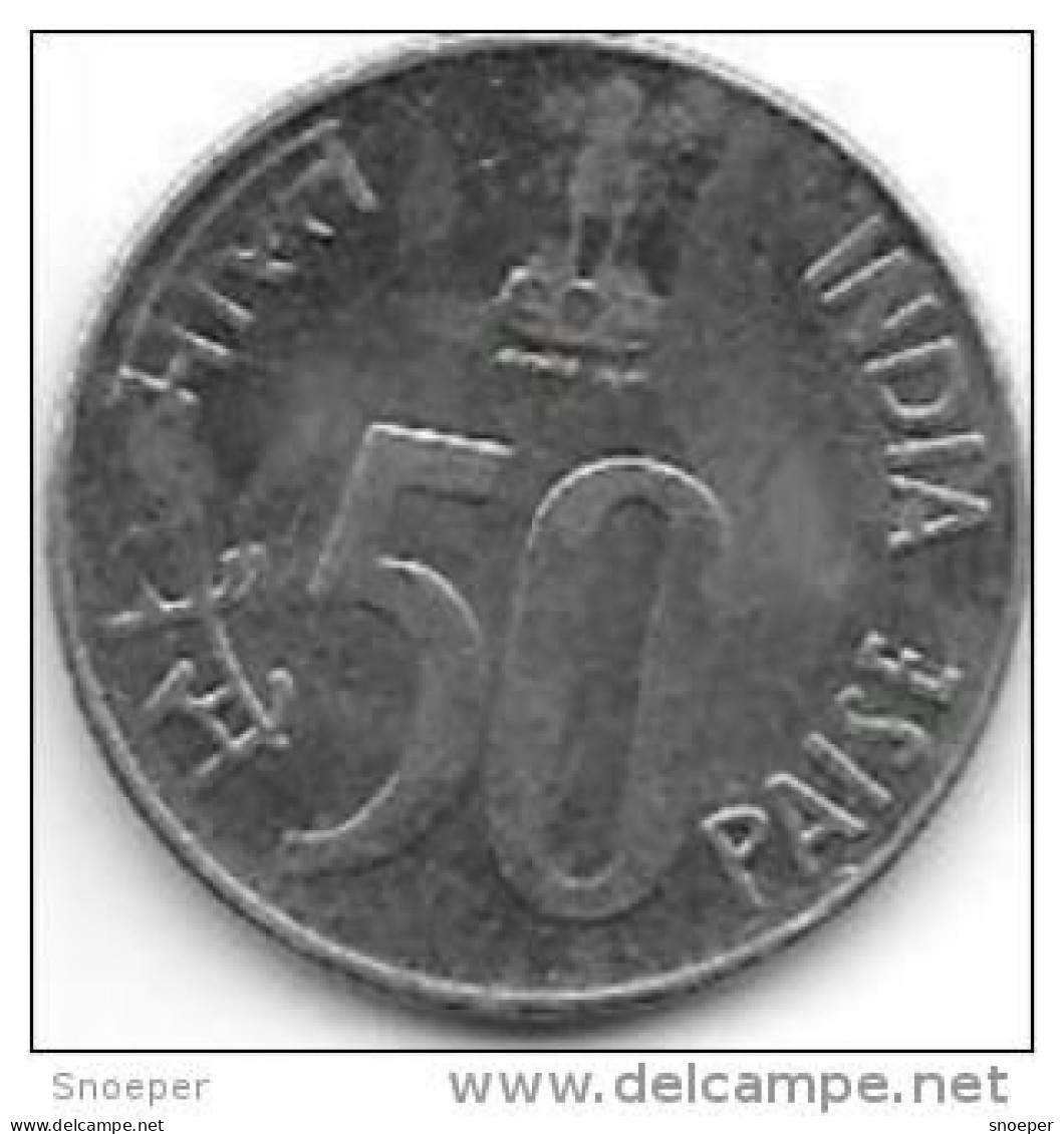India  50 Paisa 1998 N Km   69    Unc - Inde