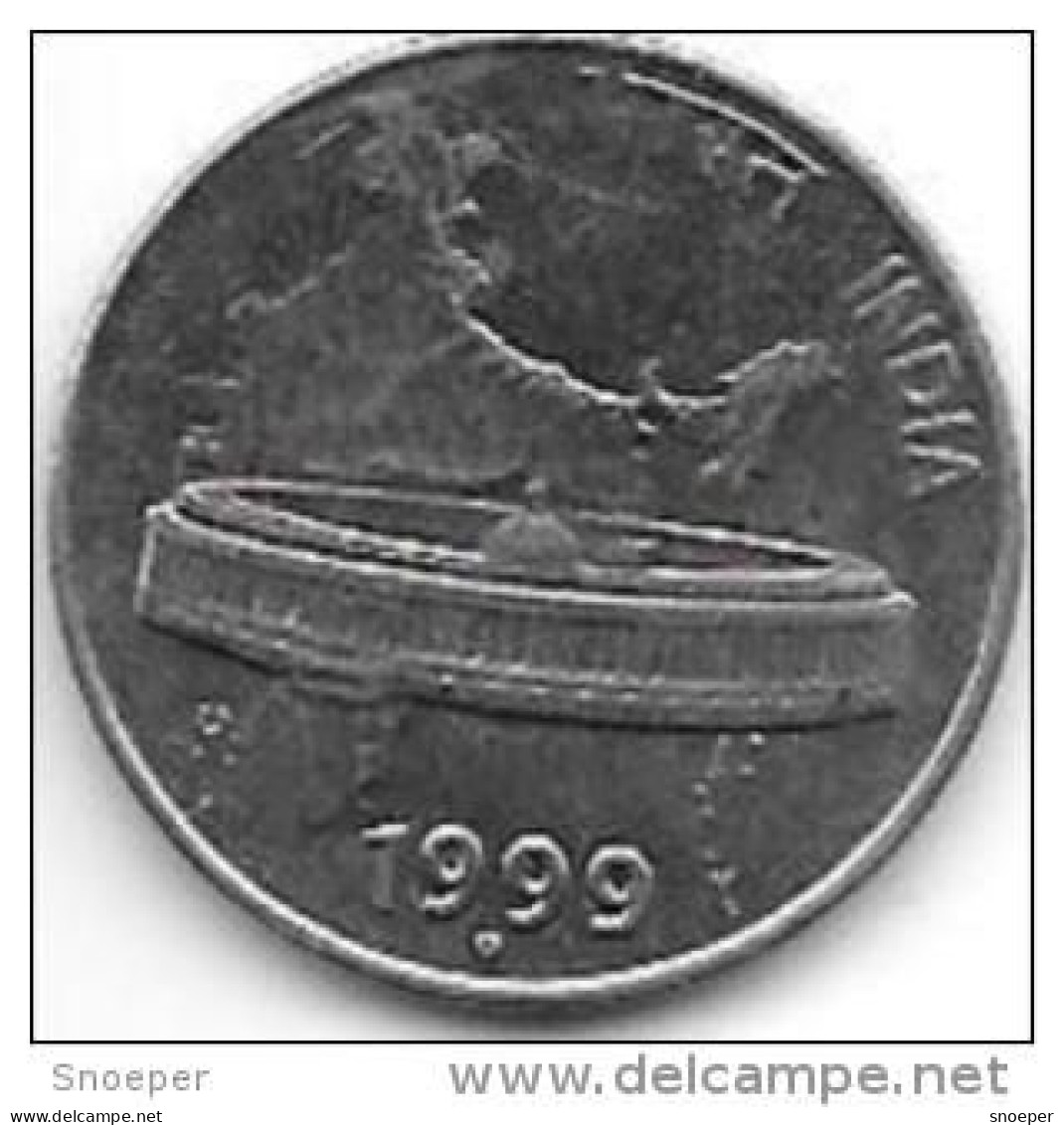 *india  50 Paisa 1999  B Km   69    Unc - Inde