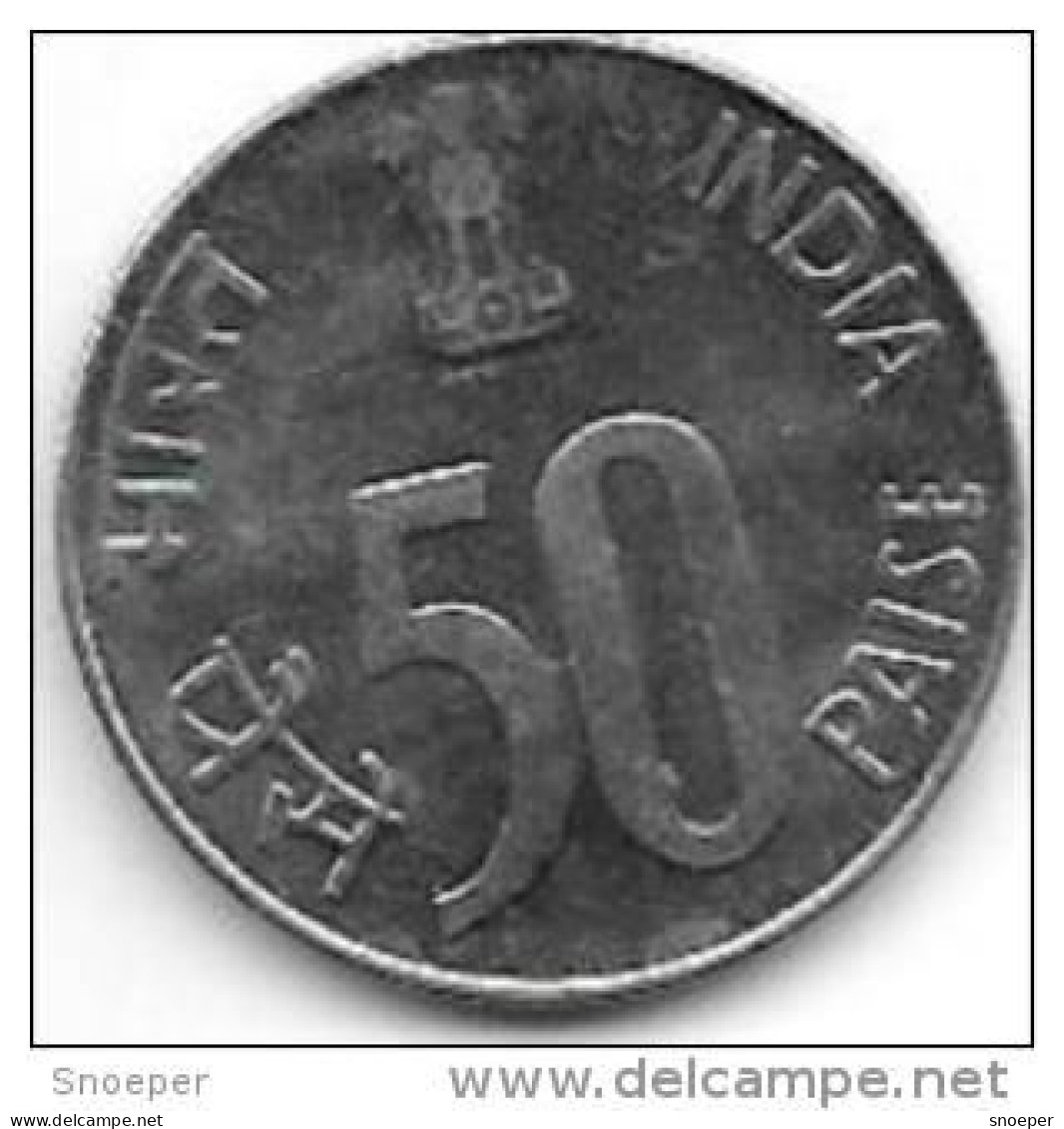 *india  50 Paisa 1999  B Km   69    Unc - Inde