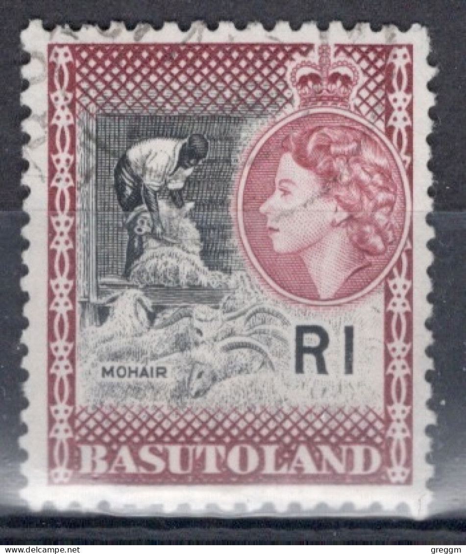 Basutoland 1961 Queen Elizabeth II, Local Motifs In Fine Used - 1933-1964 Crown Colony