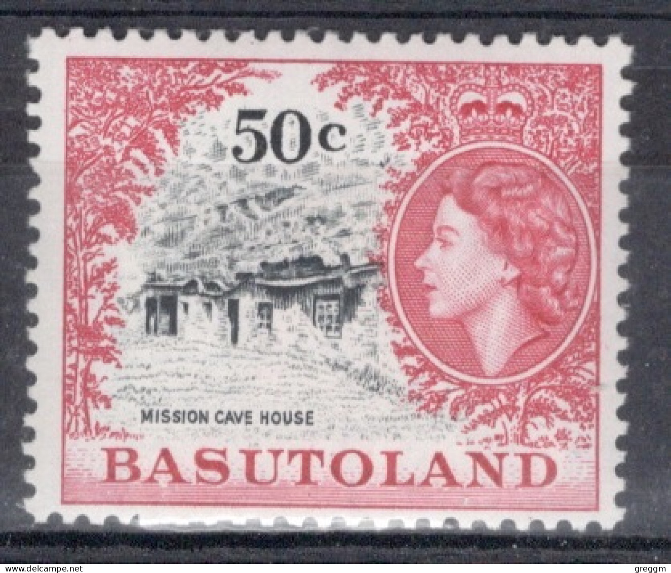 Basutoland 1964 Queen Elizabeth II, Local Motifs In Mounted Mint - 1933-1964 Colonie Britannique