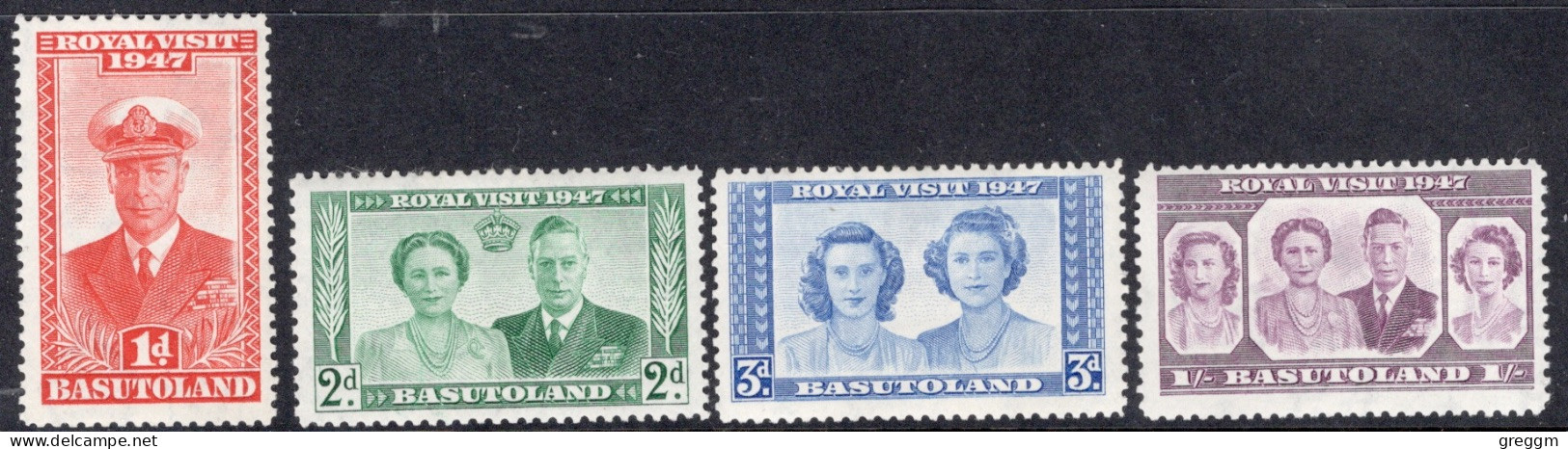 Basutoland 1947 Royal Visit Queen Elizabeth II, In Mounted Mint - 1933-1964 Colonia Britannica