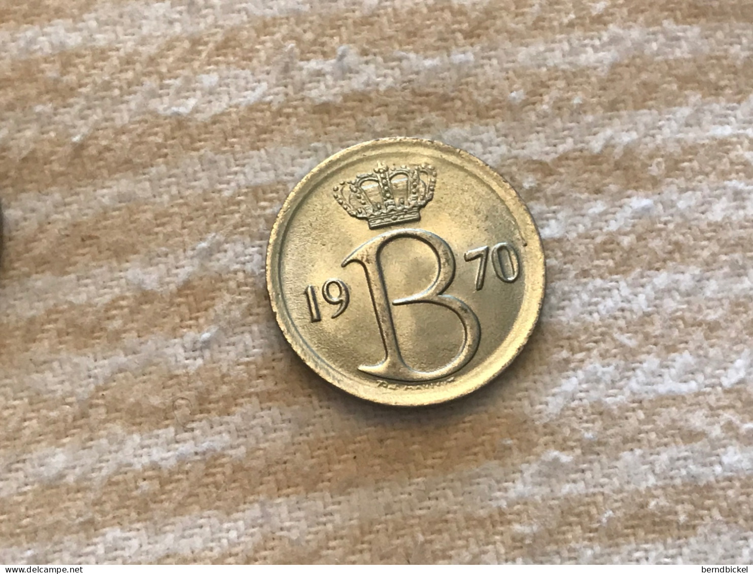 Münze Münzen Umlaufmünze Belgien 25 Centimes 1970 Belgique - 25 Cents