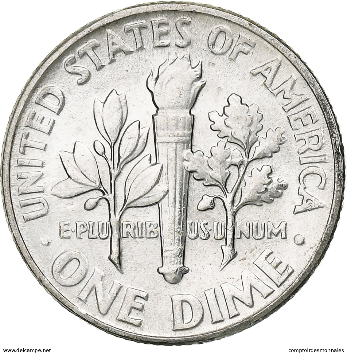 États-Unis, Dime, Roosevelt Dime, 1955, U.S. Mint, BU, Argent, SPL, KM:195 - 1946-...: Roosevelt