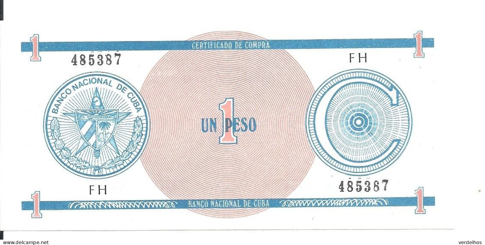 CUBA  1 PESO ND UNC P FX11 - Kuba